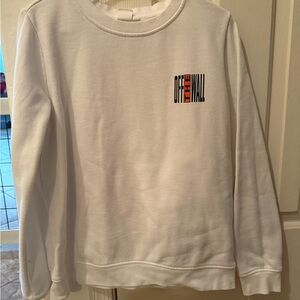 Vans Off The Wall White Crewneck Sweater